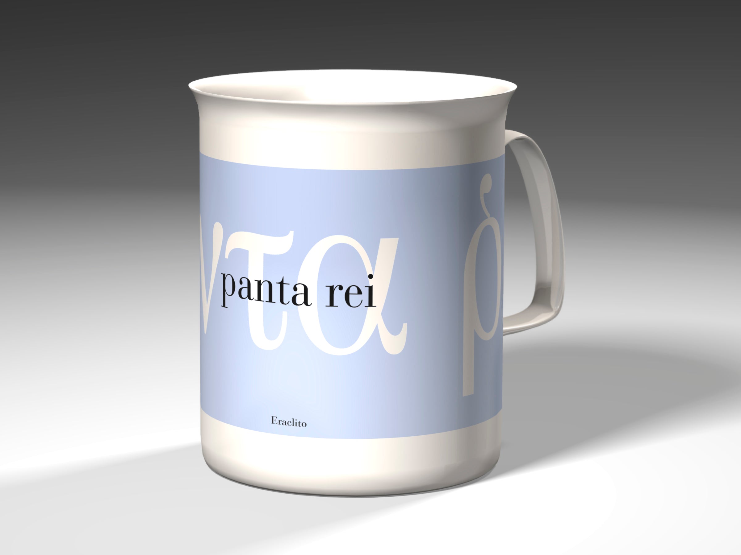 Tazza letteraria - Panta rei. Eraclito